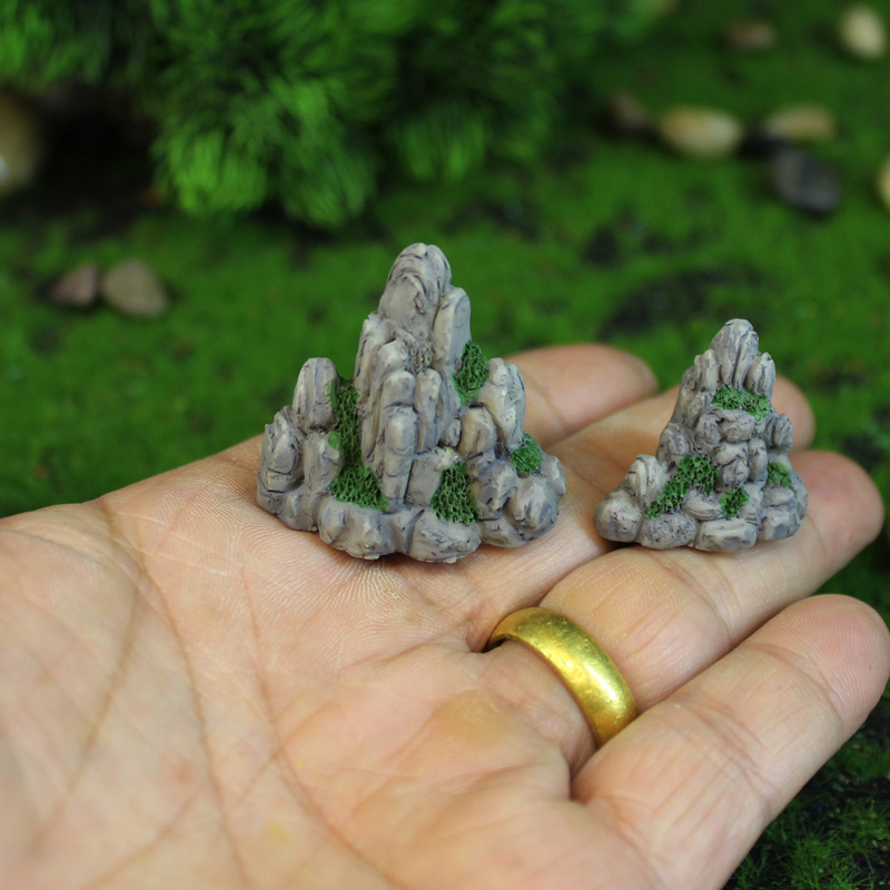 Bonsai Rock Garden - Mini Montaña en Miniatura, Piedra Artificial,
