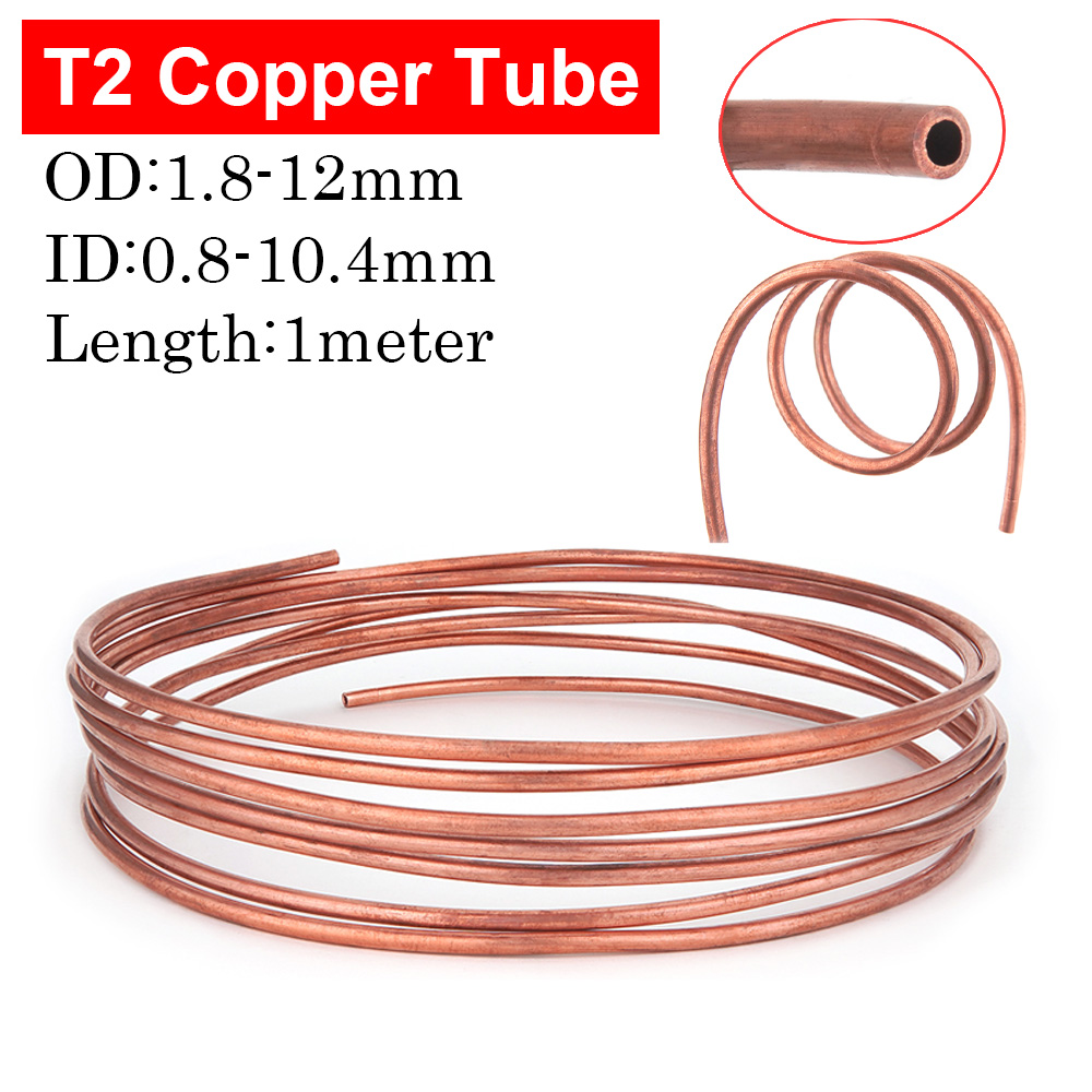 Copper Wire Roll - 1 Metro Tubo de Cobre Blando