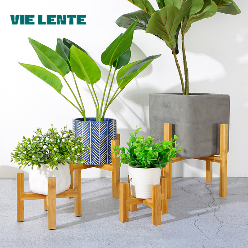 Bonsai Garden Display Stands - Soporte para maceta para plantas, estante