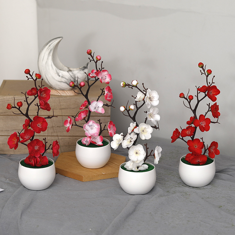 Bonsai Garden Wall - Navidad falso verde PE ramas de