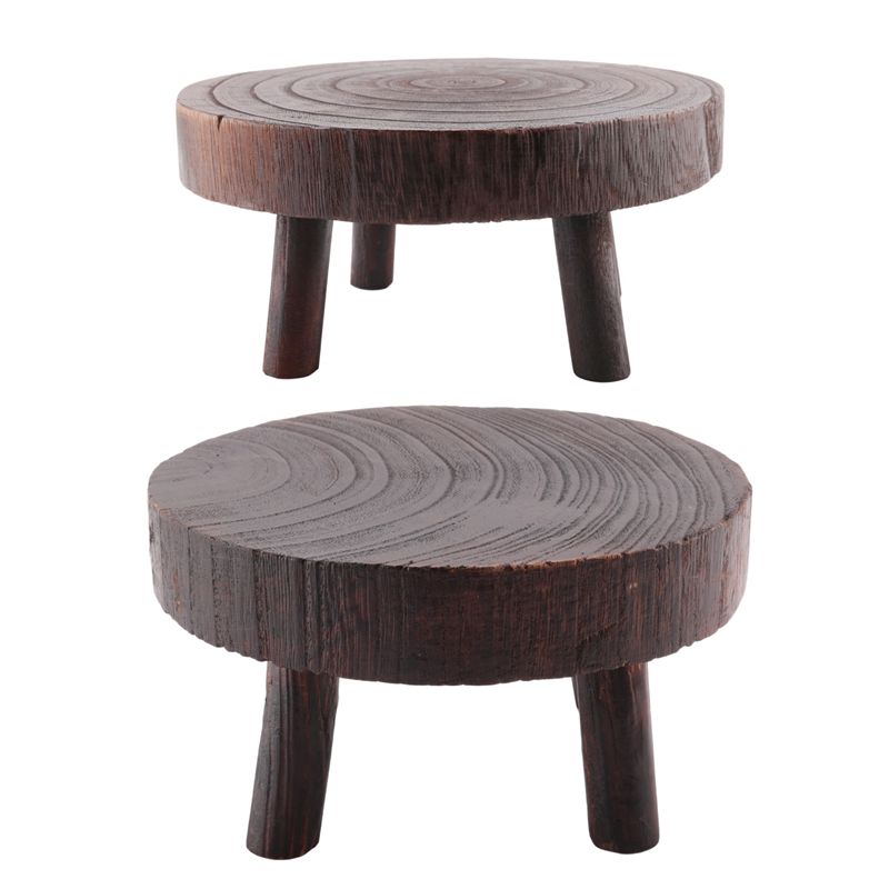 Bonsai Garden Display Stands - ABHU - Juego de 2 Mini
