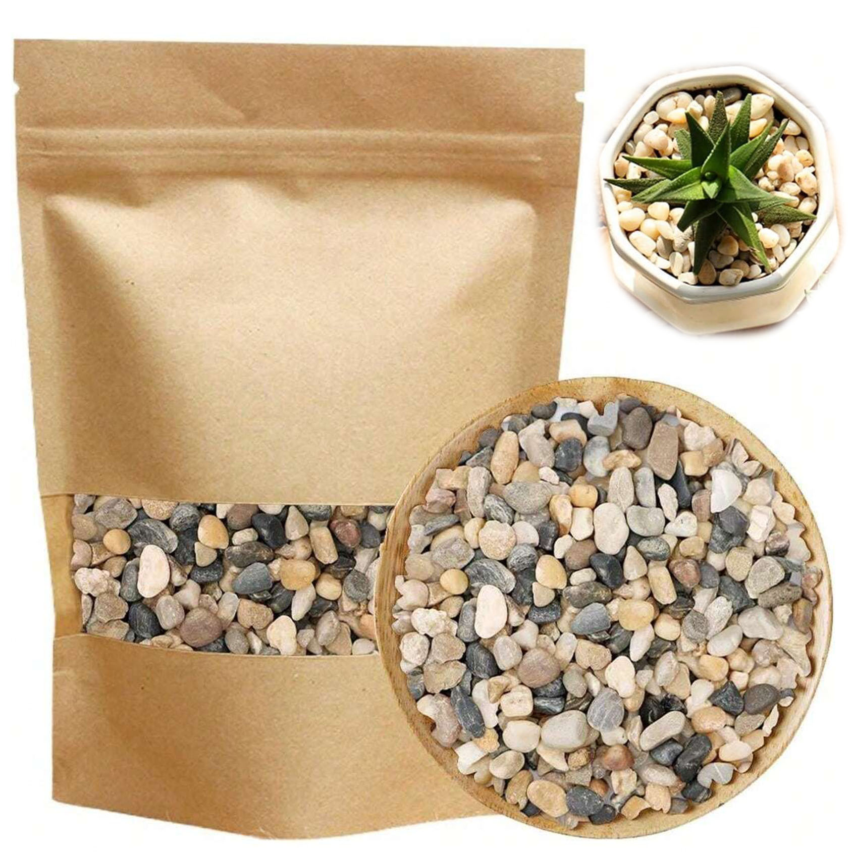 Sphagnum Moss Bag - Piedras de rocas de río, guijarros
