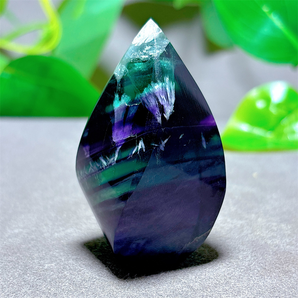 Cristal de Fluorita Arcoíris,  - Bonsai Rock Garden reseña y precio
