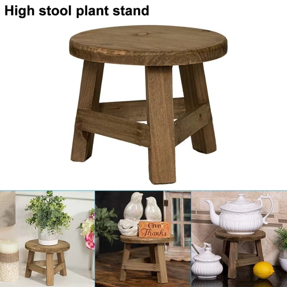 Mini taburete de madera, sopor - Bonsai Garden Display Stands reseña y precio