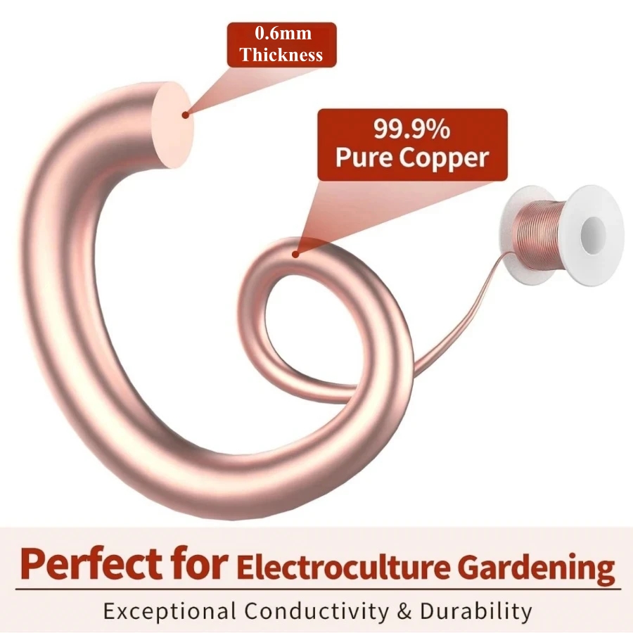 Kit de cobre para jardinería d - Copper Wire Roll reseña y precio