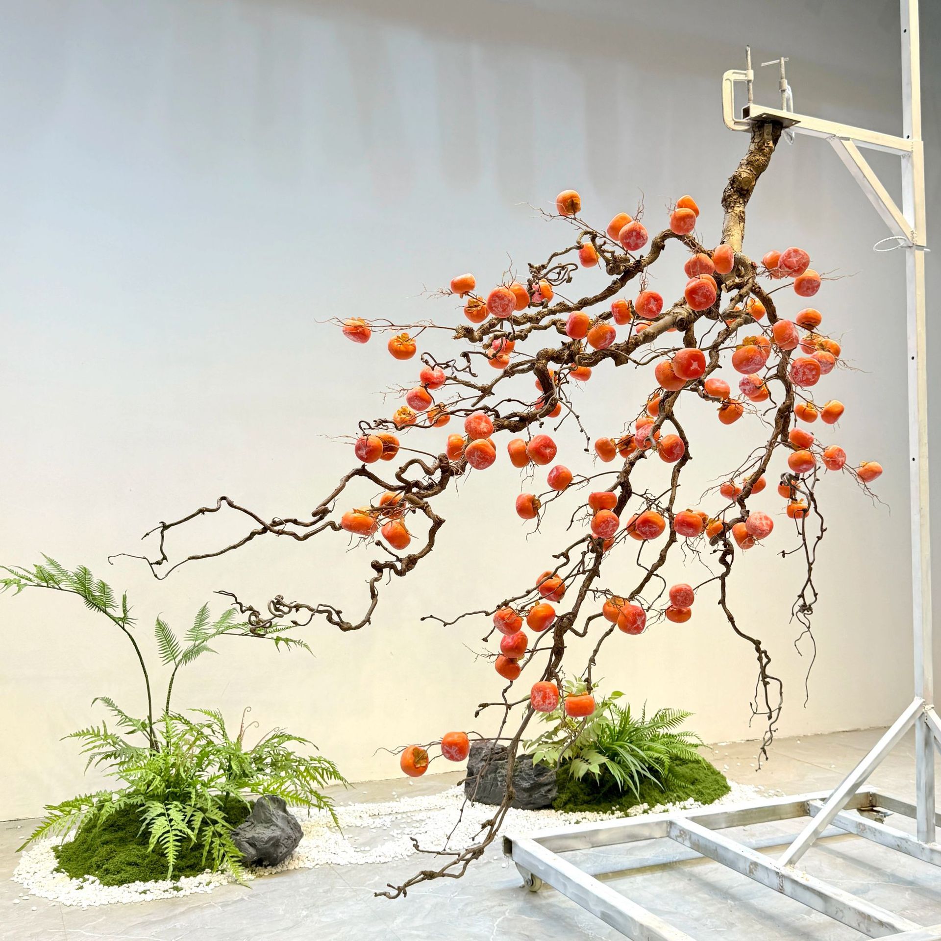 Árbol de caqui artificial con  - Bonsai Garden Wall reseña y precio