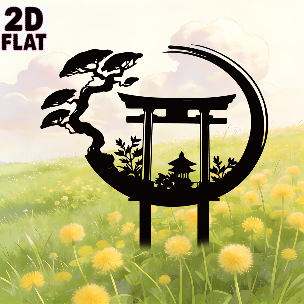 CIFBUY Arte de pared metálico, - Bonsai Garden Wall reseña y precio
