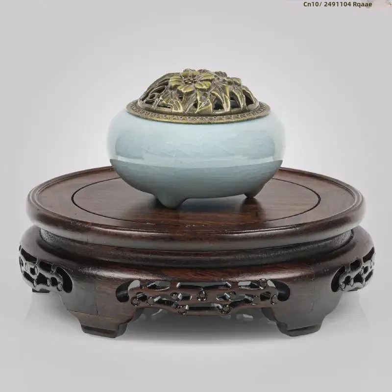 Mesa redonda de madera de éban - Bonsai Garden Display Stands reseña y precio