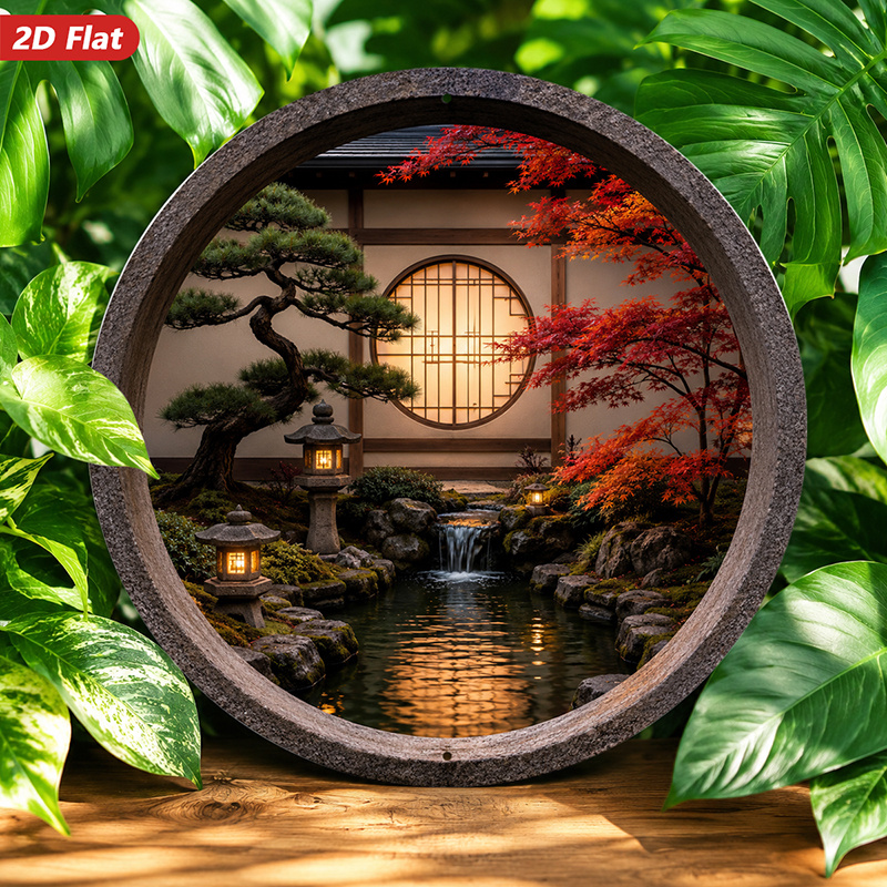 Decoración de Pared Metálica R - Bonsai Garden Wall reseña y precio