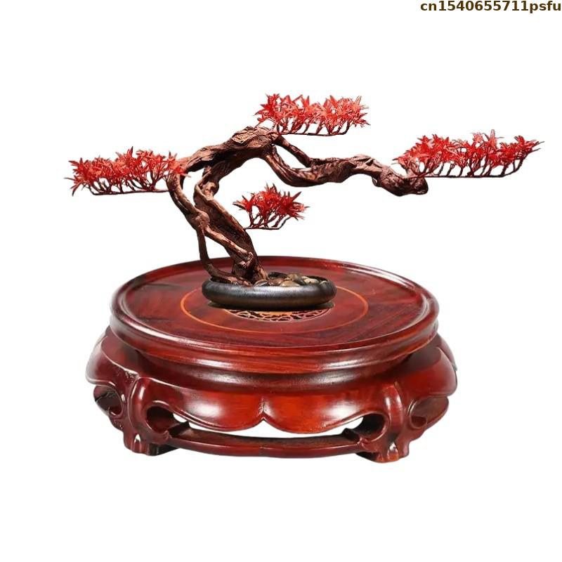 Redwood-jarrón con Base de flo - Bonsai Garden Display Stands reseña y precio